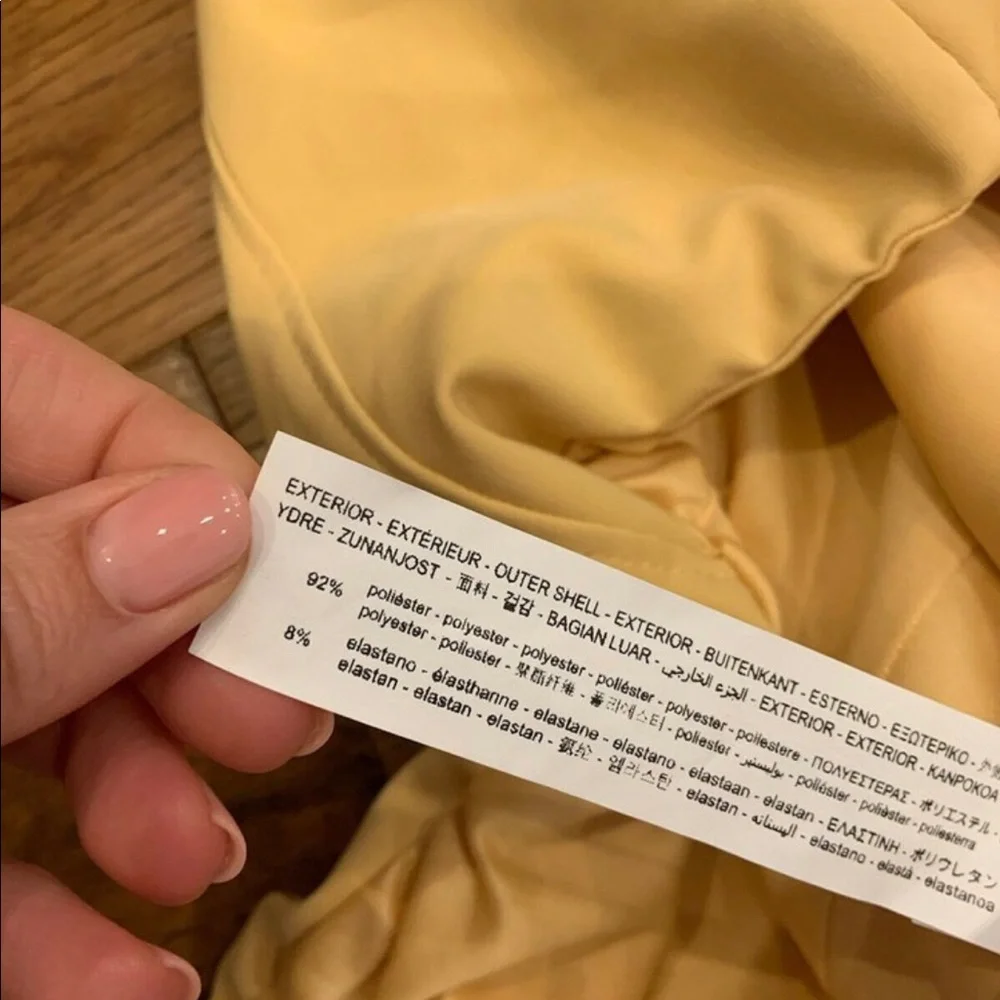 ZARA New Yellow Bodysuit, XS - Picture 7 of 14